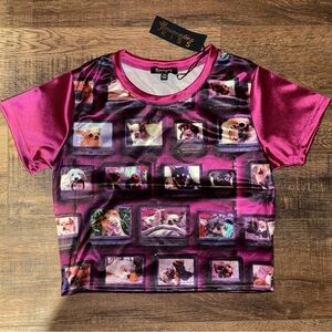 Pup TV Puppy dogs Generation Kiss Babydoll Tee Shirt T-Shirt Crop medium new y2k